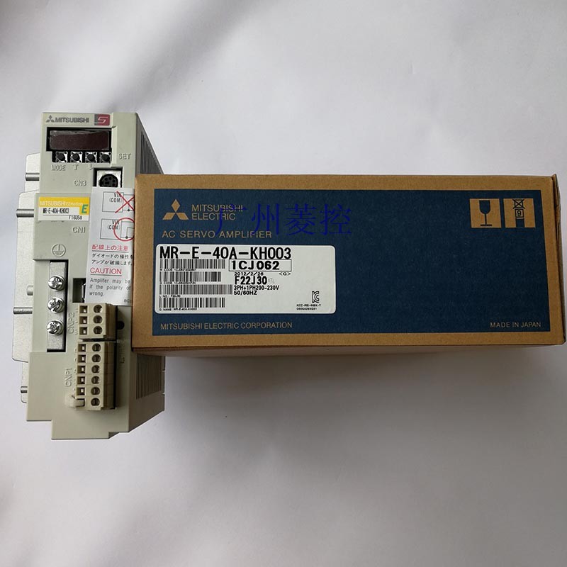 支持测重传感器输入对压力、负载、转矩及重量等进行测量
三菱MR-E-40A-KH003伺服放大器