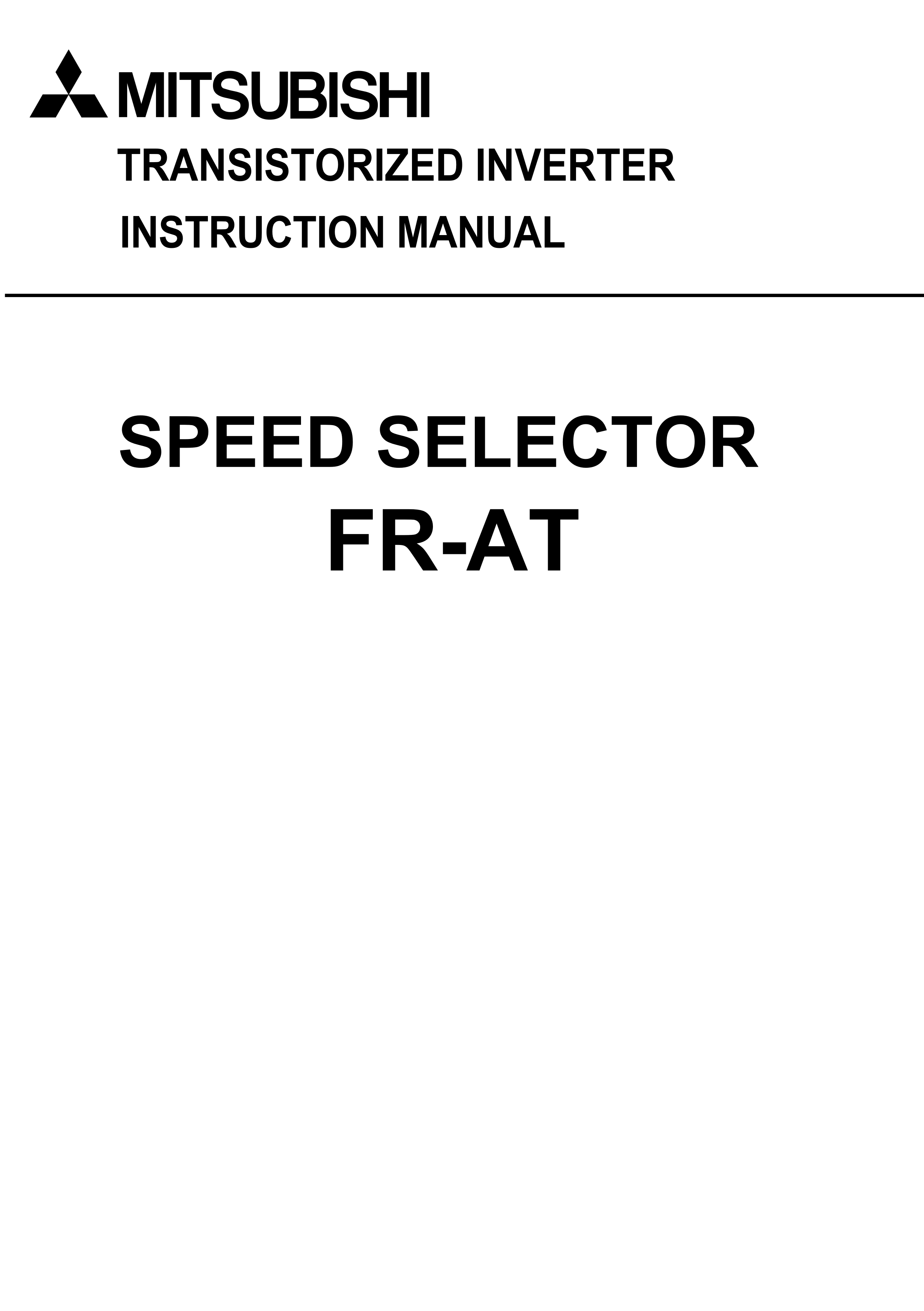 变频器配件FR-AT指导手册三菱FR-AT手册