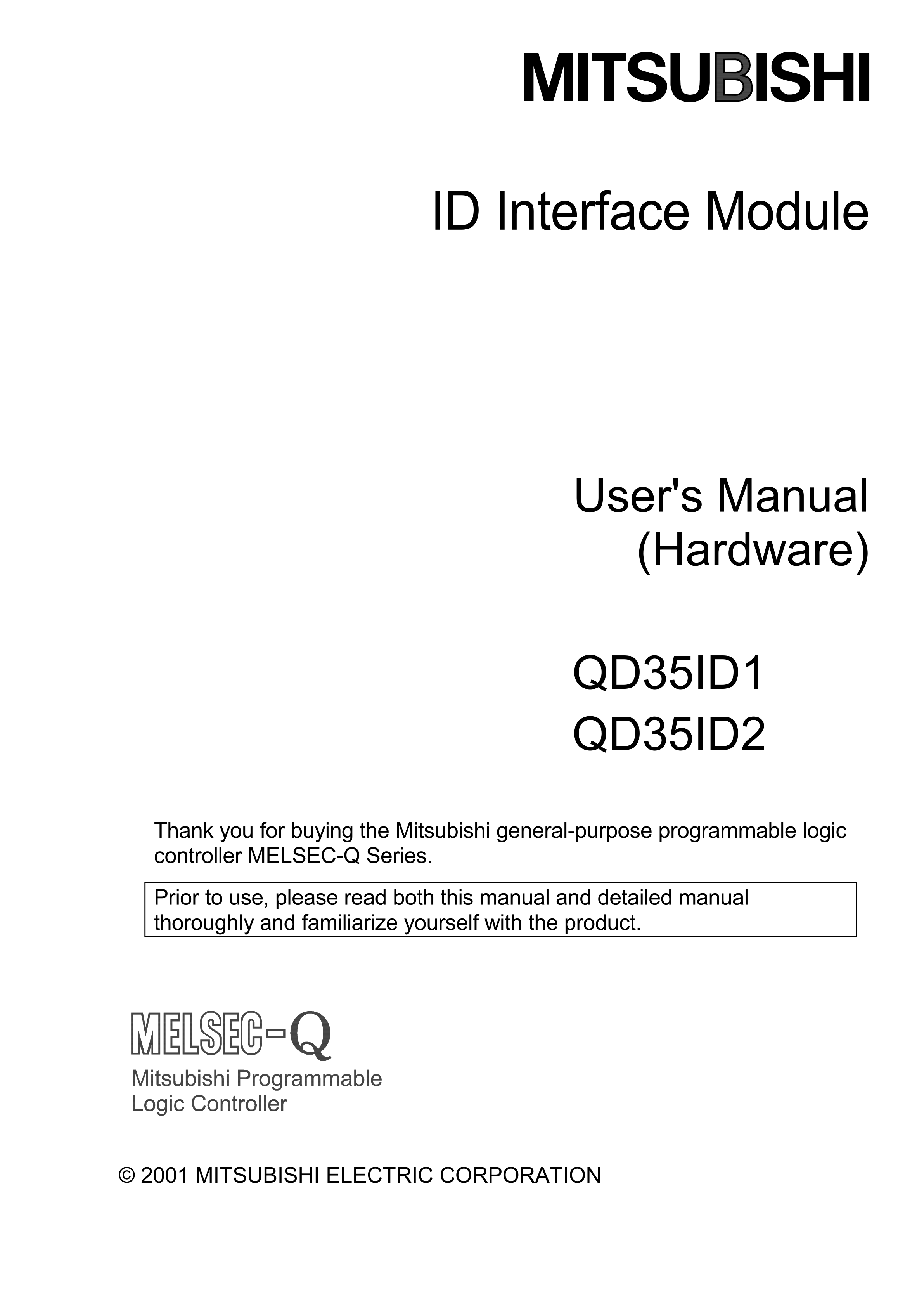 三菱QD35ID2用户手册