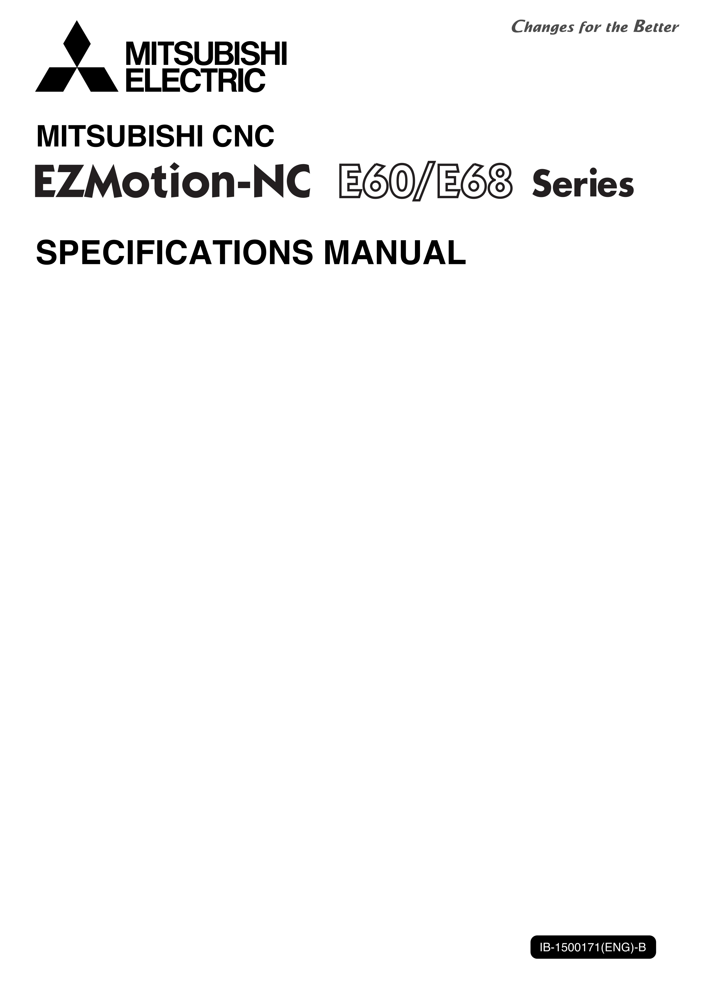 E60/E68手册三菱E60/E68 specifications MANUAL