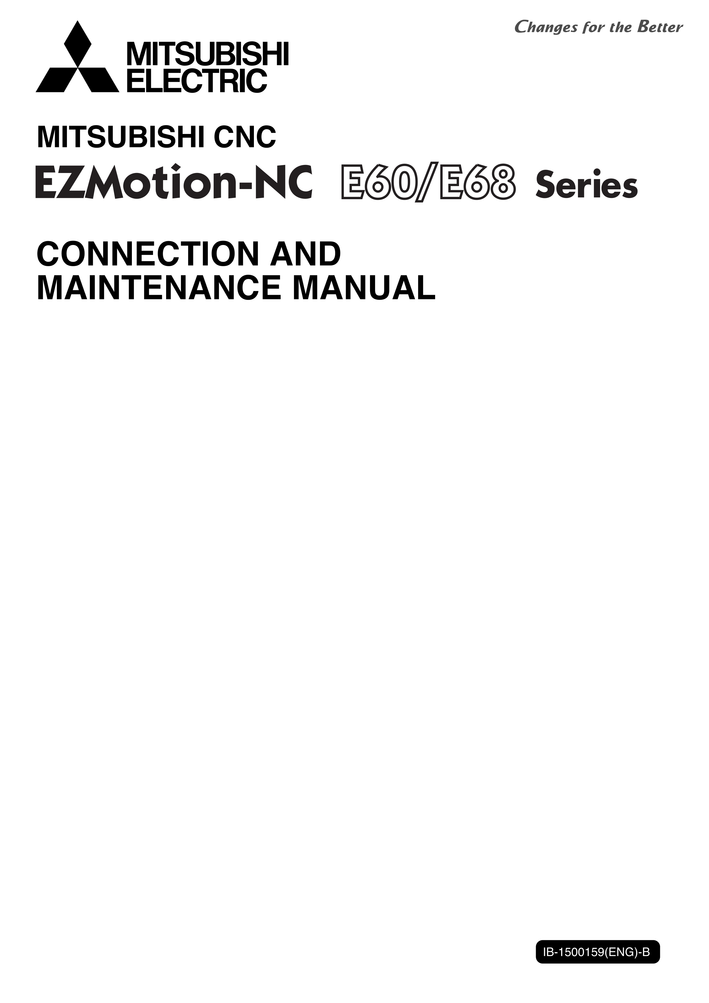 E60/E68手册三菱E60/E68 connection and maintenance manual