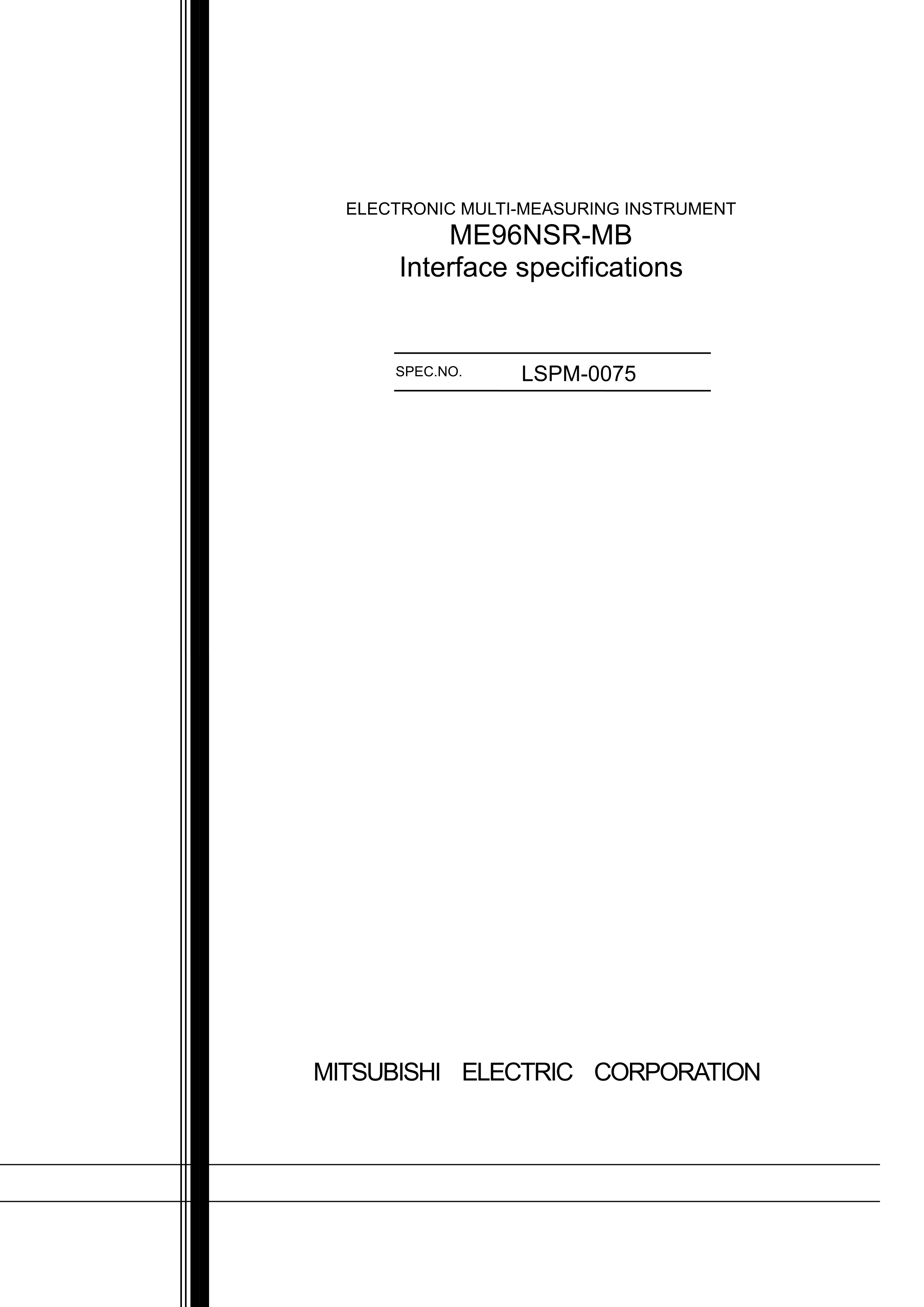 三菱ME96NSR-MB手册ME96NSR-MB参考手册
