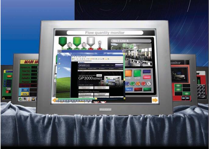 普洛菲斯AGP3500-T1-D24-M显示屏类型：单色 蓝色LCD
