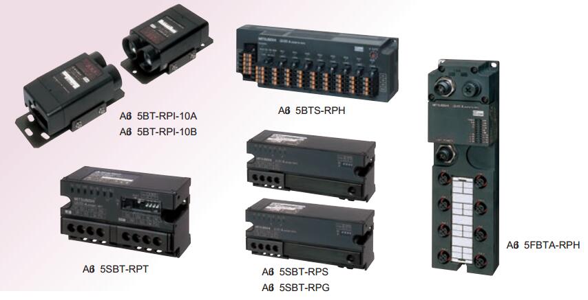 弹簧夹端子台型中继器模块AJ65BTS-RPH输入输出合计点数：16点
