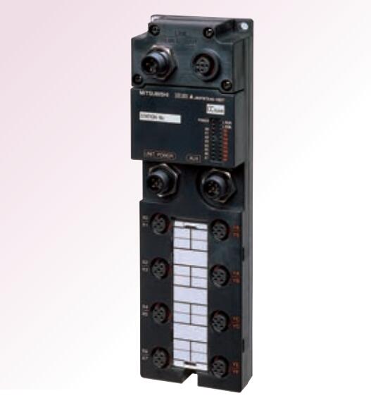 防水连接器型DC输入/晶体管输出模块通过传感器连接器简单配线
AJ65FBTA42-16DTE