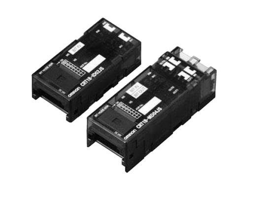 带紧凑型连接器的位从站单元备有便于省空间封装的盒型插头（ XG4C）
CRT1B-MD02JS