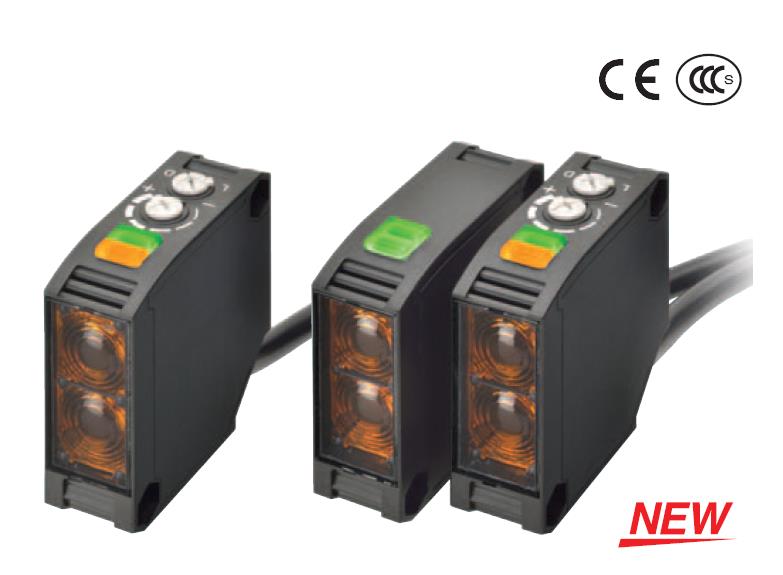 AC/DC自由电源型光电开关E3JK-RP12 2M通用继电器畅销的MY标配机械指示灯可确认接点的动作状态
