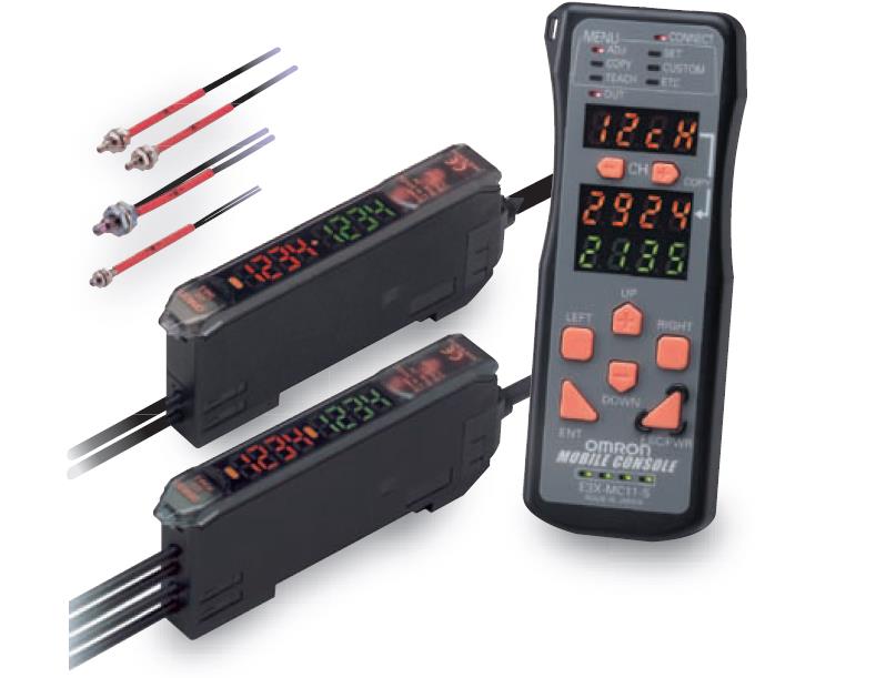 欧姆龙E3X-DAC21-S 2M彩色传感型数字光纤传感器由于是检出信号输出使继电器动作
