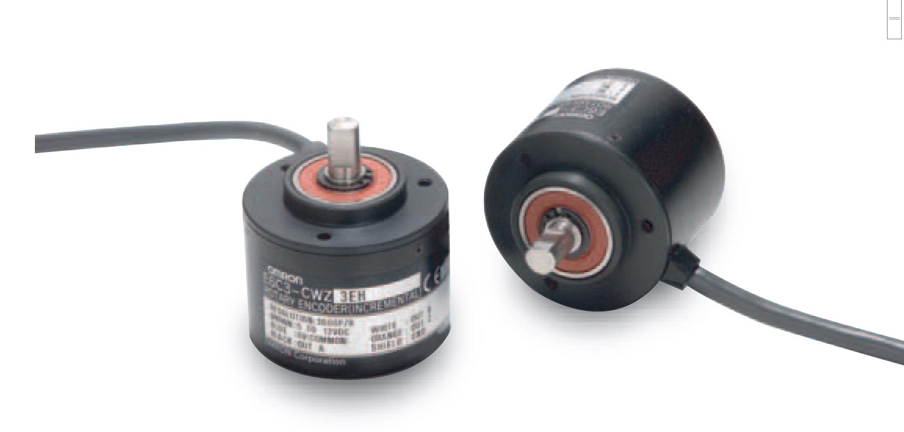 编码器输入的额定电压：AC/DC24V
E6C3-CWZ3XH 500P/R 1M