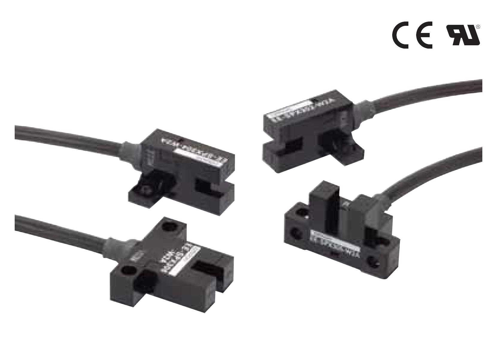 欧姆龙EE-SPX405-W2A 1M凹槽型导线引出型光电传感器连接方式:导线引出式（2m） 
