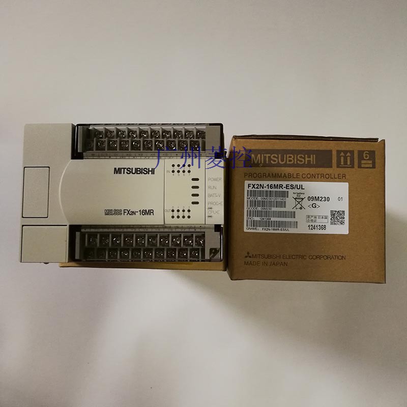 电源电压：100–240VAC
三菱FX2N-16MR-ES/UL PLC