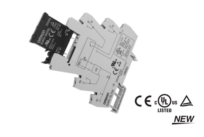 欧姆龙固态继电器G3RV系列LED indicator for visible operation checking
