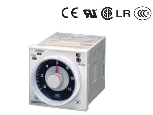 欧姆龙时间继电器H3CR-A-301 AC24-48/DC12-48安装方法：表面/DIN导轨安装(协议型)纵向
