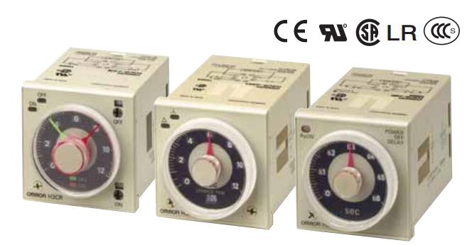 采用独立的星期键大幅提高了作业性
时间继电器H3CR-F8N-300 AC100-240