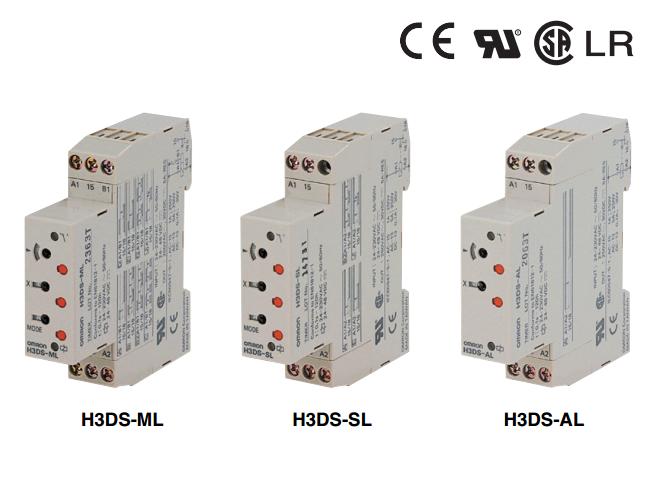 多功能小型定时器H3RN系列中追加了可对应Push-In Plus端子台插座的黑色设计型号H3RN-□-B种类：H7CZ系列
欧姆龙H3JA-8A AC24 5M
