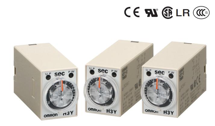 输出配置：PNP晶体管输出
时间继电器H3Y-2 DC24V 1S