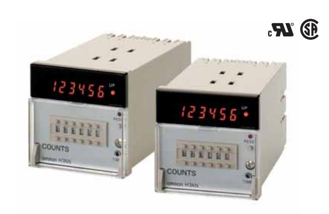 欧姆龙时间继电器H7AN-E2DM AC100-240种类：控制输出2点型（电源AC100～240V用）
