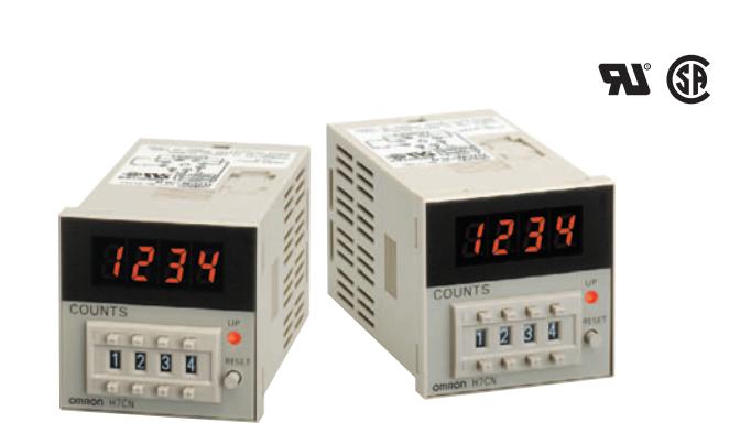 时间继电器H7CN-BLN AC100-240特殊规格：全封闭控制4线式/支持机械端编码器ABZ相输入/支持定位模式

