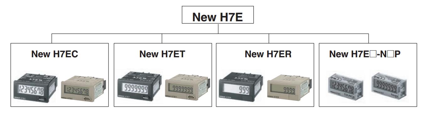 H7EC-NV-300连接方式：导线引出式
欧姆龙全计数器