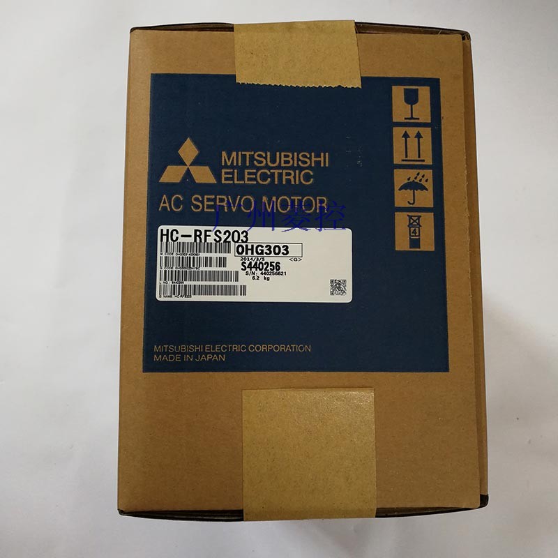 安装类型：面板安装型
低惯量中功率电机HC-RFS203