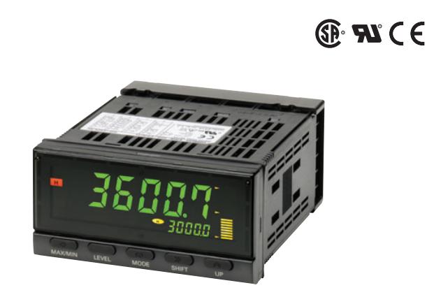 面板表K3HB-RPB-AT11 100-240VAC适合电压、电流信号等模拟的、测量显示、判别的面板表
