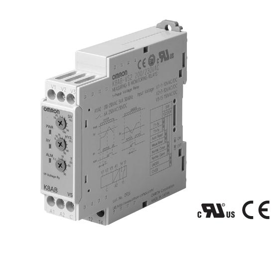 控制电源电压：AC110V带电压变动补偿
欧姆龙K8AB-VS1 24VDC面板表