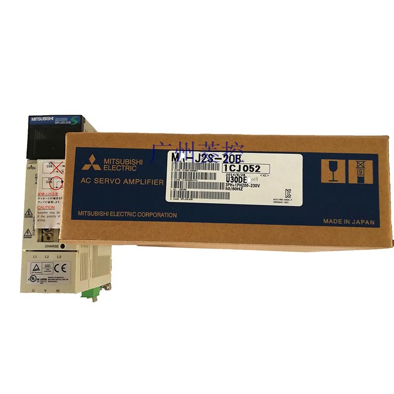 SSCNET接口伺服放大器额定输出：0.2kw
三菱MR-J2S-20B