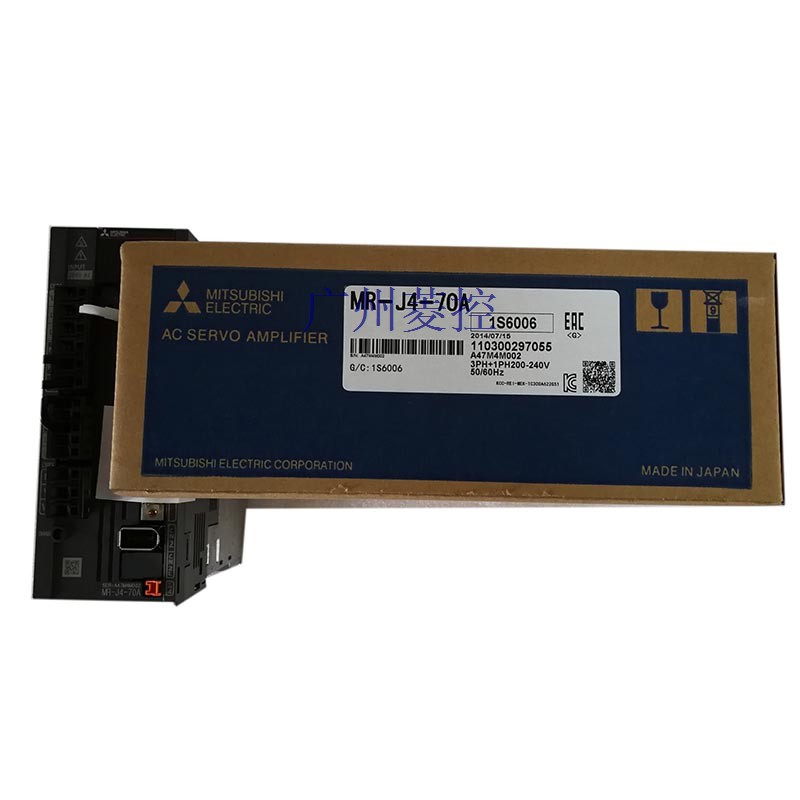 伺服驱动器MR-J4-70A支持泛用型接口的伺服放大器
