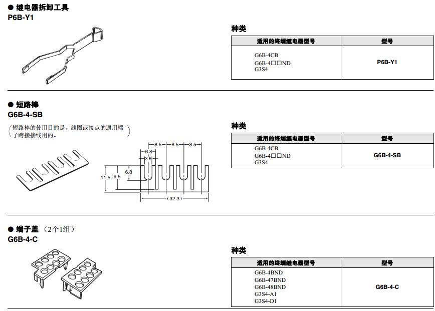 欧姆龙P6BF-4BND DC5其它输入的额定电压：DC12～24V
