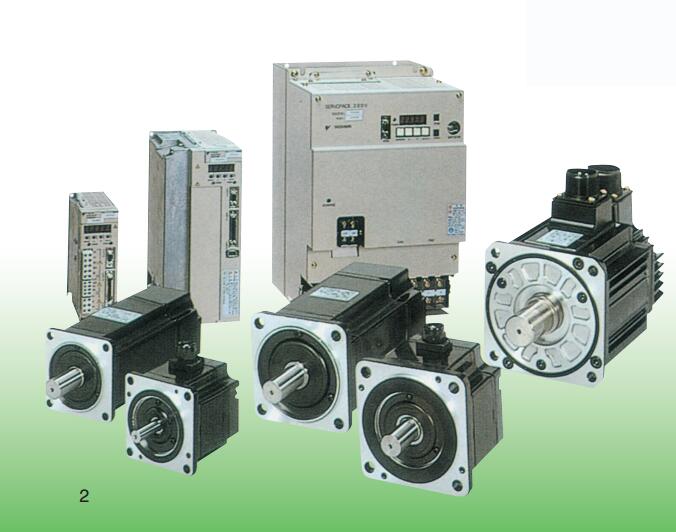 应用实例：插入器、装配机械电机系列：扁平型中小功率
伺服电机SGMAH-02BBA8B