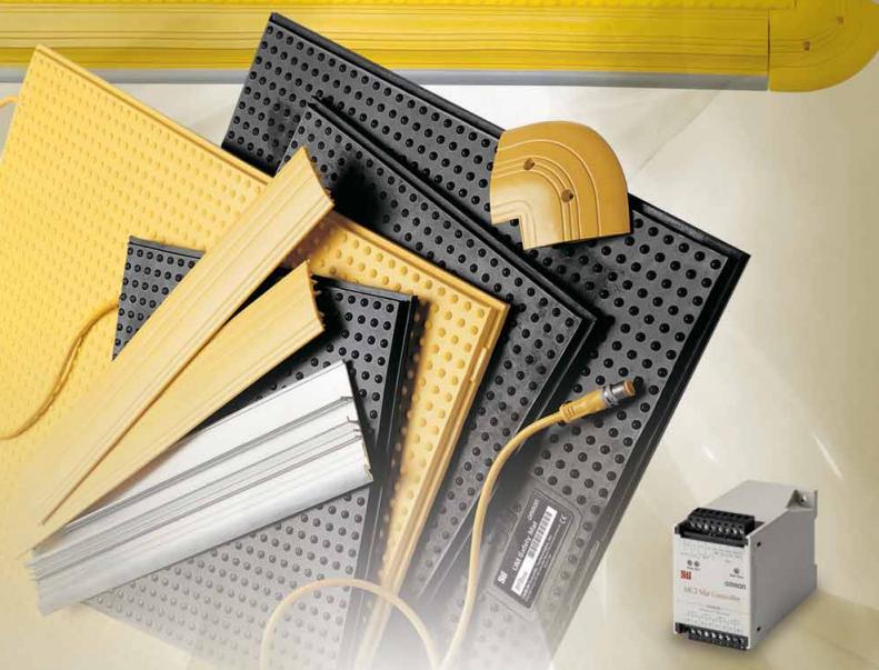 UMM5-1000-1500符合包括ANSI/RIA15.06-1999在内的北美安全标准
欧姆龙安全垫