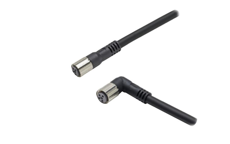M12 经济型产品 电缆类型L型接插件（DC用）
欧姆龙XS3F-M8PVC4A2M